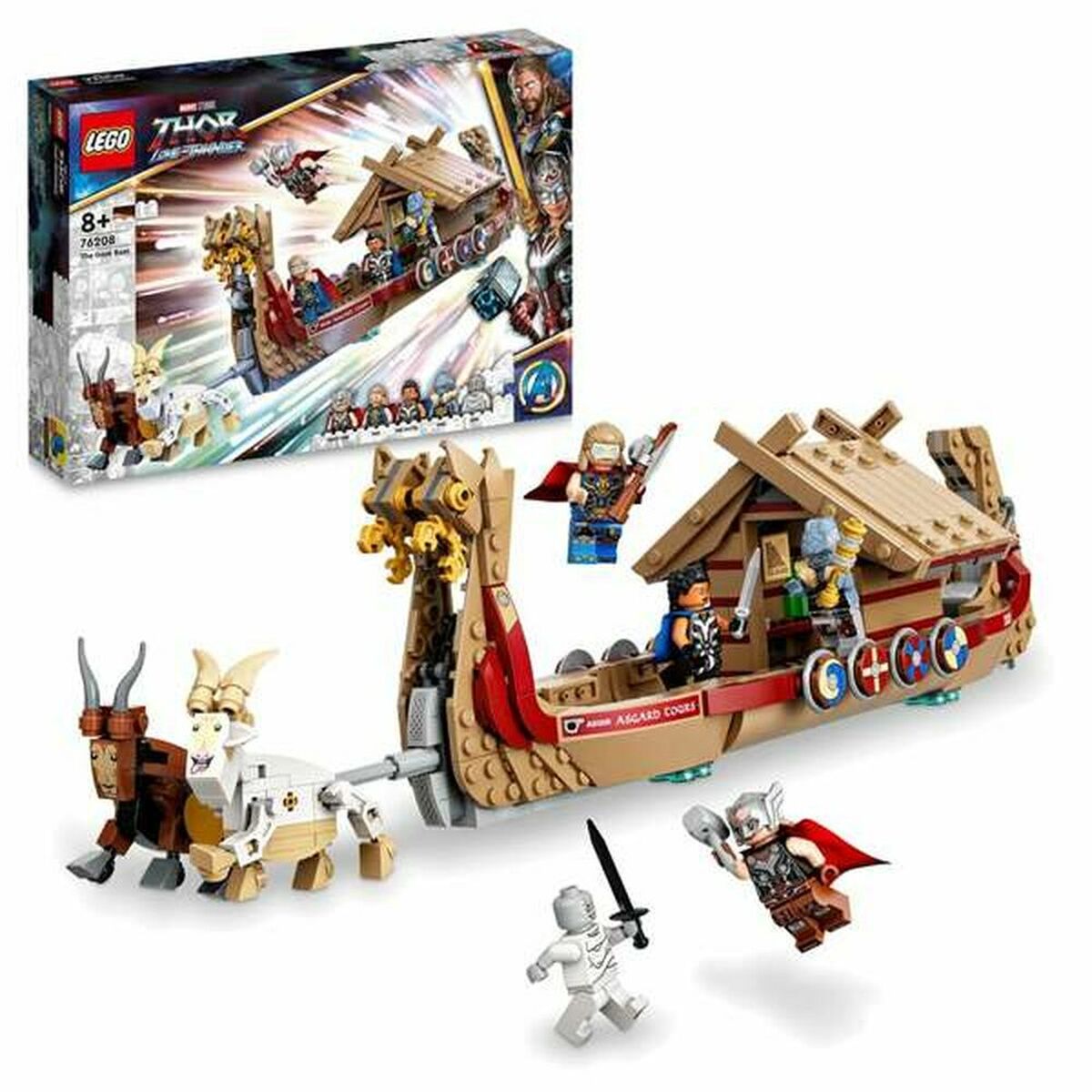LEGO Bauset Thor: Love and Thunder – Das Ziegenboot