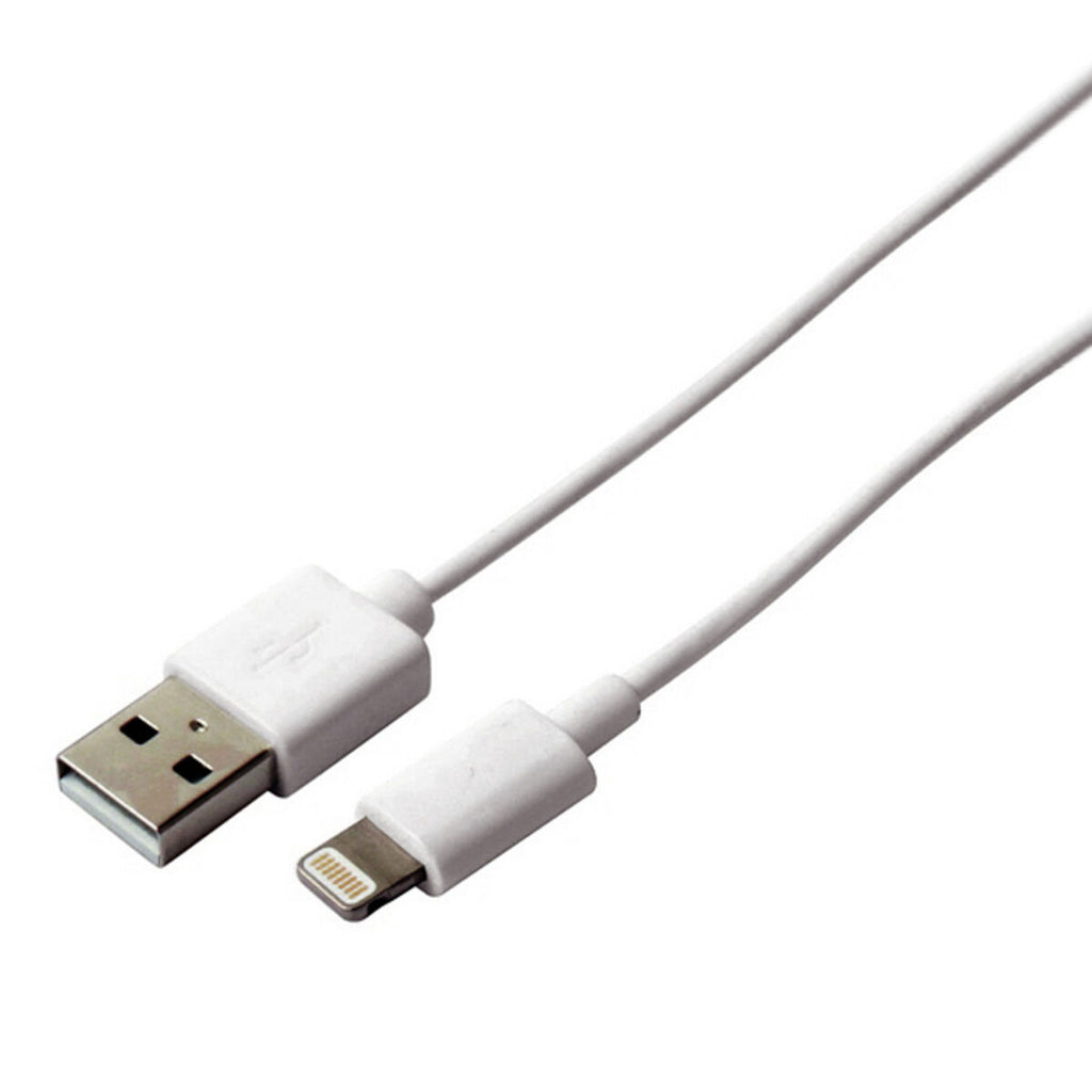 USB auf Lightning Kabel KSIX Apple-kompatibel Weiß