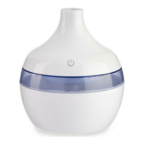 Aroma-Diffuser Luftbefeuchter mit mehrfarbiger LED, weißer Kunststoff (11 x 11