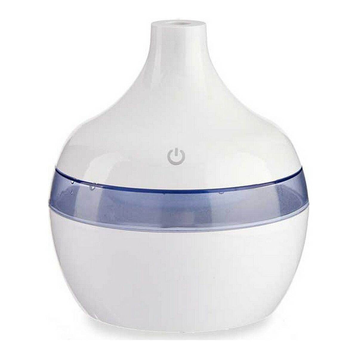 Aroma-Diffuser Luftbefeuchter mit mehrfarbiger LED, weißer Kunststoff (11 x 11