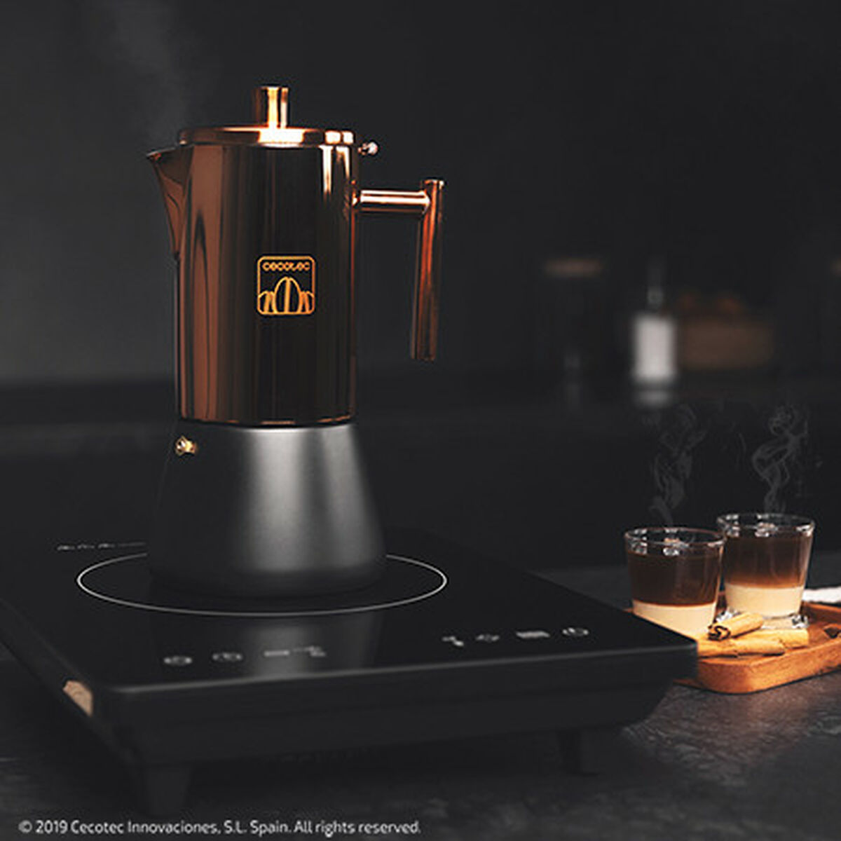 Italienische Kaffeemaschine Cecotec Cumbia Moking 100 ml/200 ml/300 ml