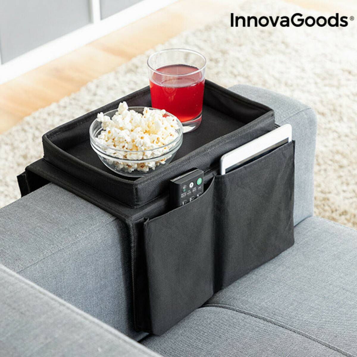 Sofa-Ablage mit Organizer für Fernbedienungen InnovaGoods