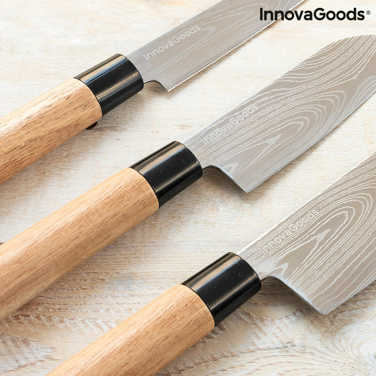 Messerset mit professionellem Tragekoffer Damas·Q InnovaGoods
