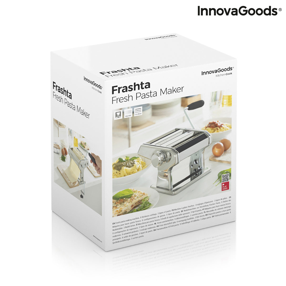 Maschine zur Herstellung frischer Pasta mit Rezepten Frashta InnovaGoods