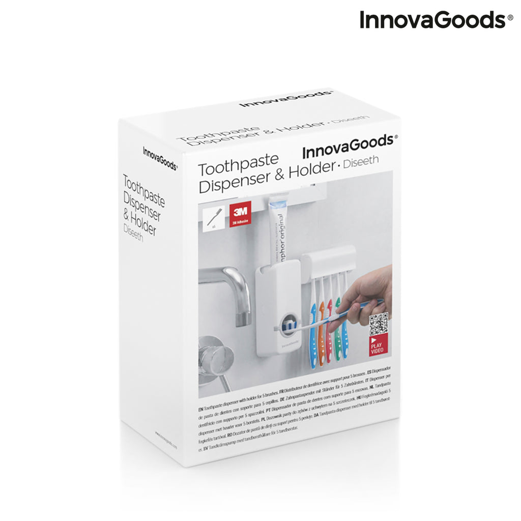 Zahnpastaspender und -halter Diseeth InnovaGoods