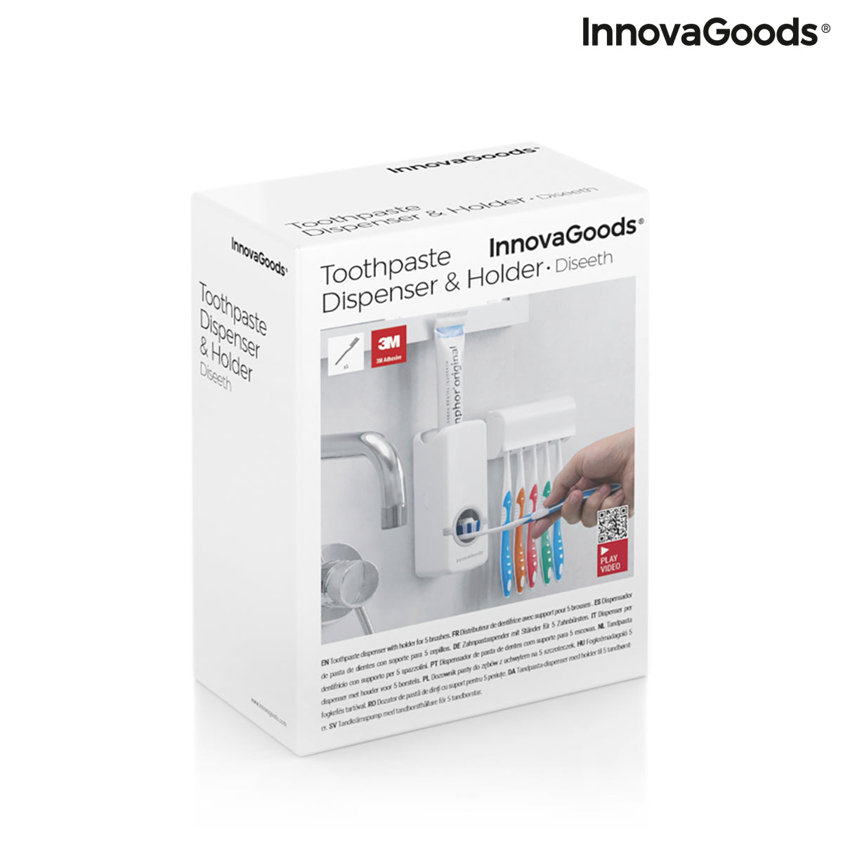 Zahnpastaspender und -halter Diseeth InnovaGoods
