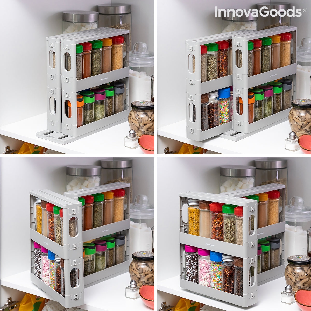 Schiebbarer und schwenkbarer Gewürzorganisator Rispick InnovaGoods