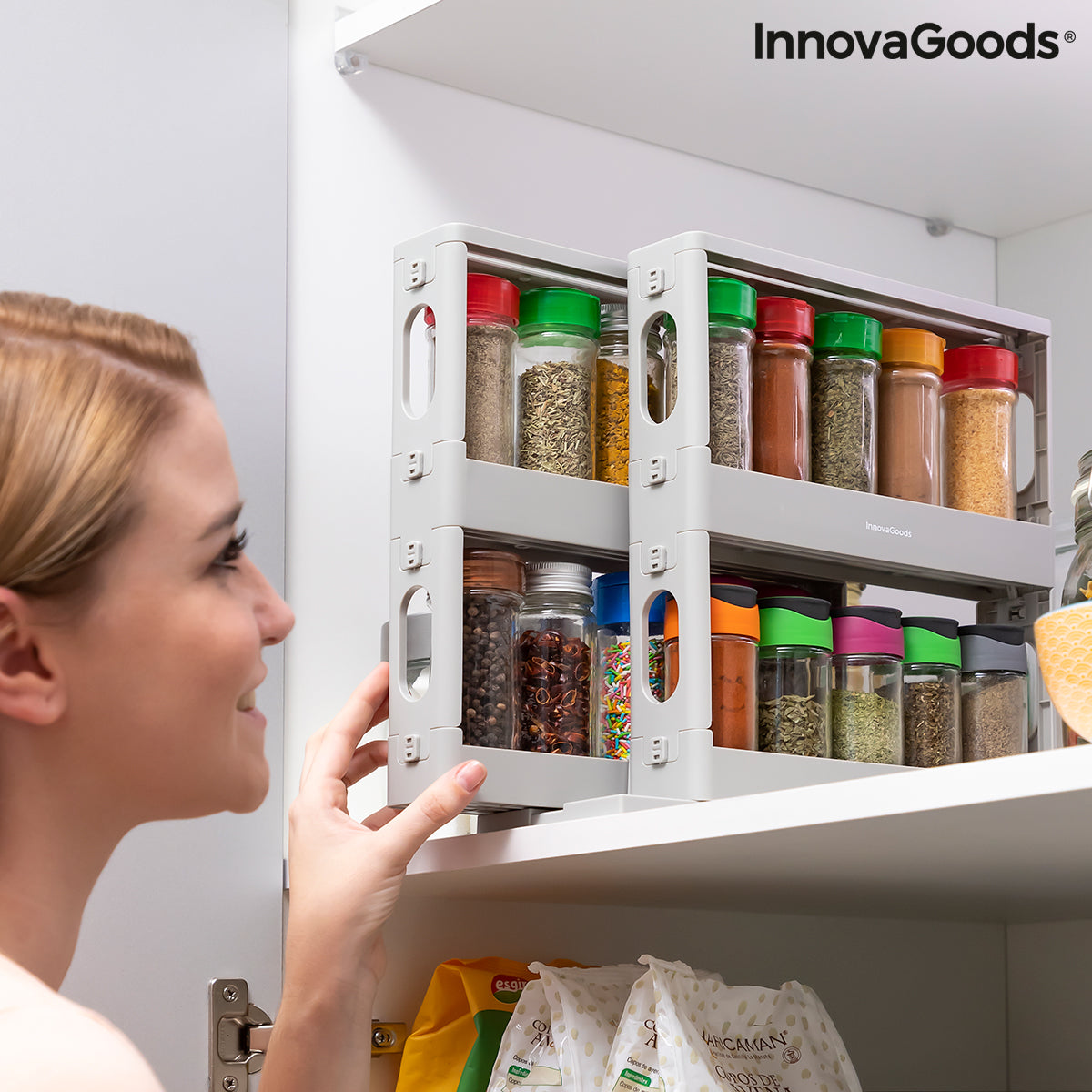 Schiebbarer und schwenkbarer Gewürzorganisator Rispick InnovaGoods
