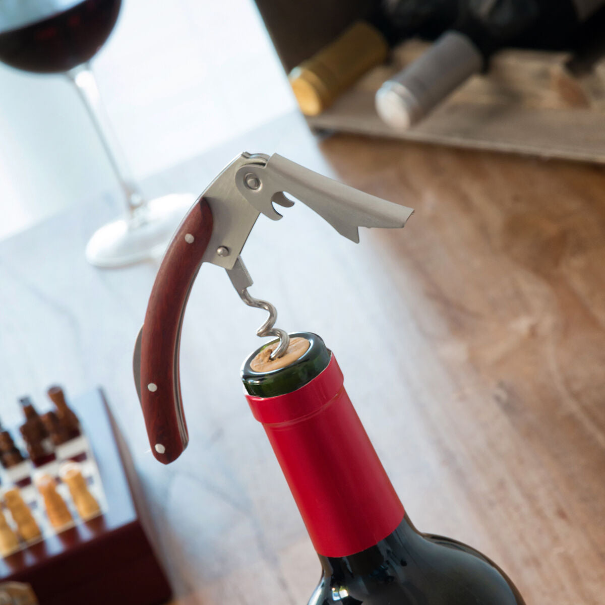 Schach-Wein-Set InnovaGoods 37 Teile