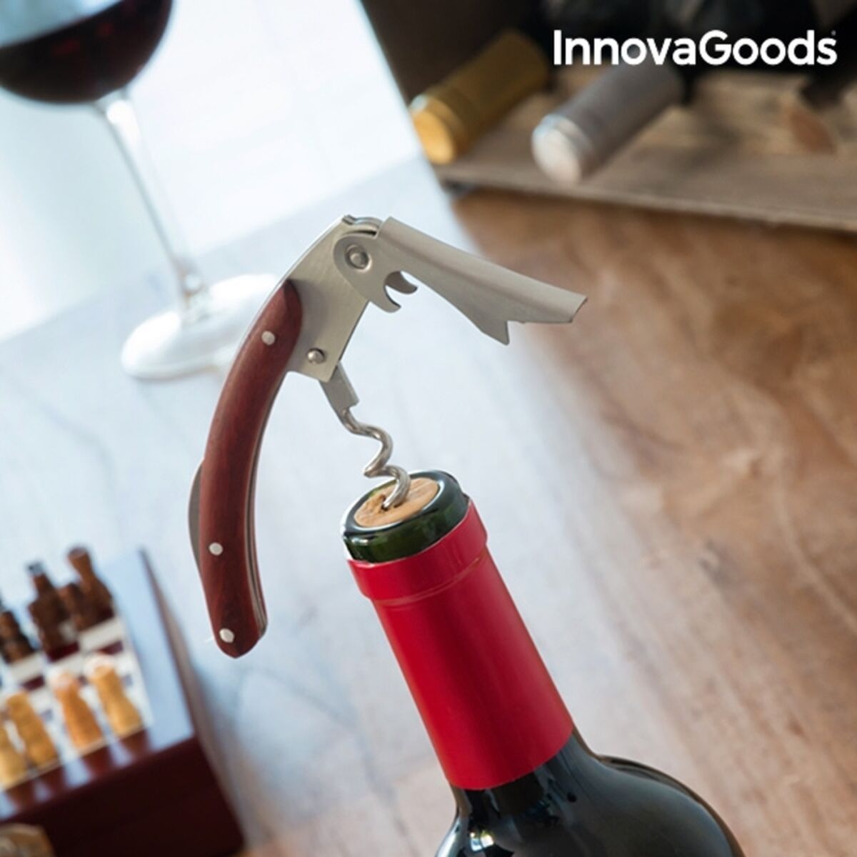 Schach-Wein-Set InnovaGoods 37 Teile