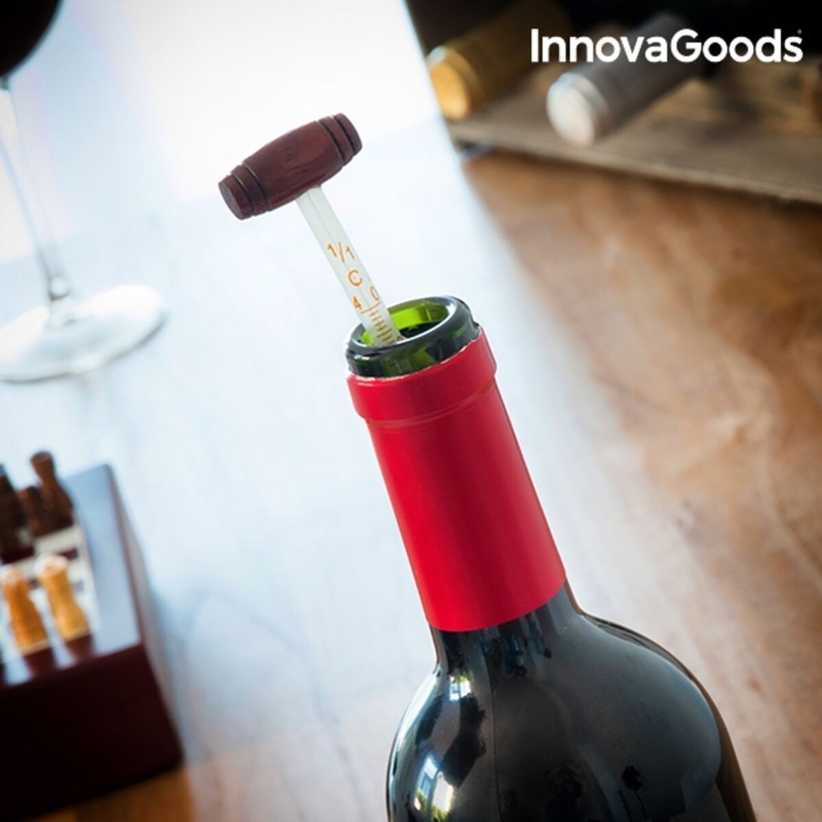 Schach-Wein-Set InnovaGoods 37 Teile