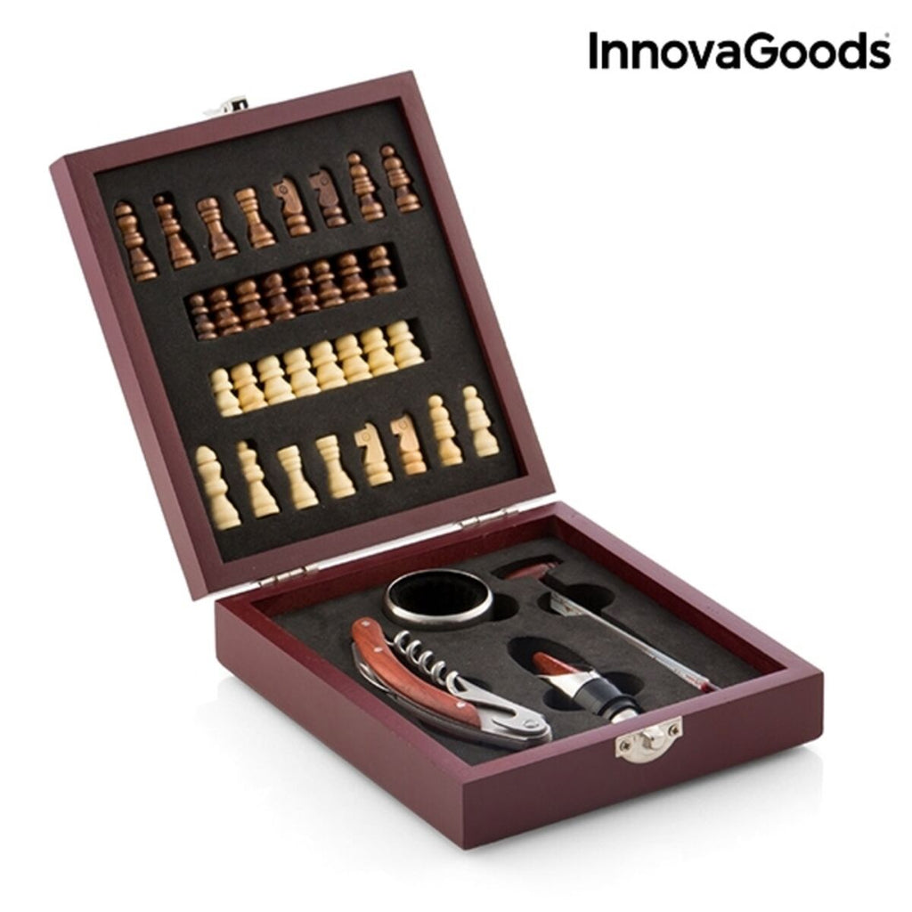 Schach-Wein-Set InnovaGoods 37 Teile