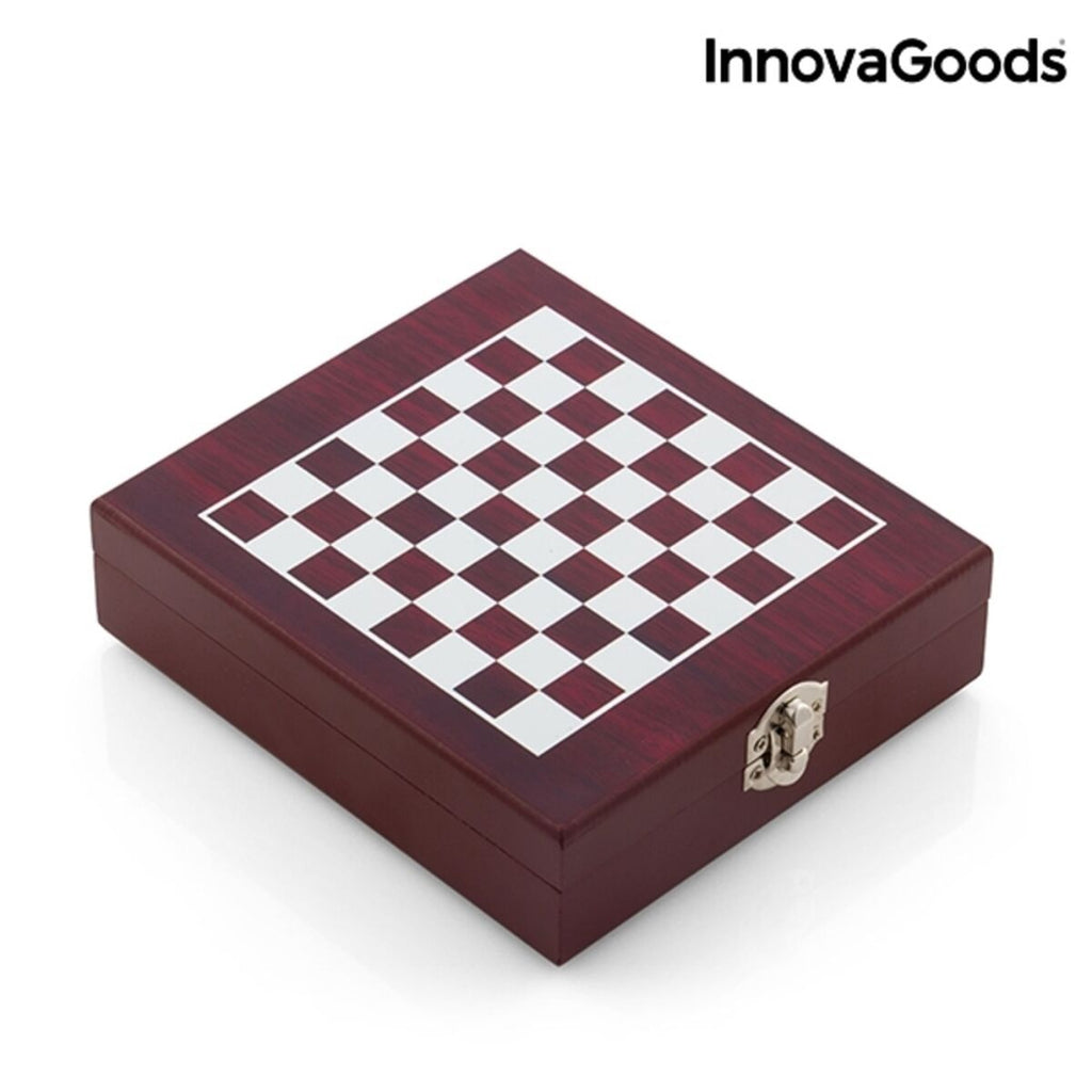 Schach-Wein-Set InnovaGoods 37 Teile