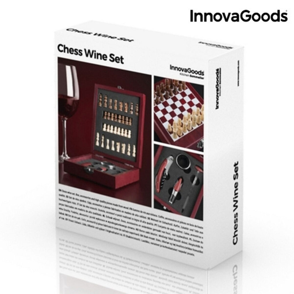Schach-Wein-Set InnovaGoods 37 Teile