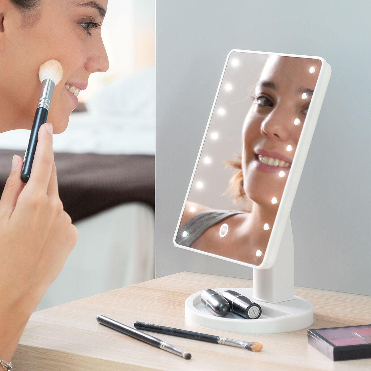 Tisch-LED-Kosmetikspiegel mit Touch-Funktion Perflex InnovaGoods