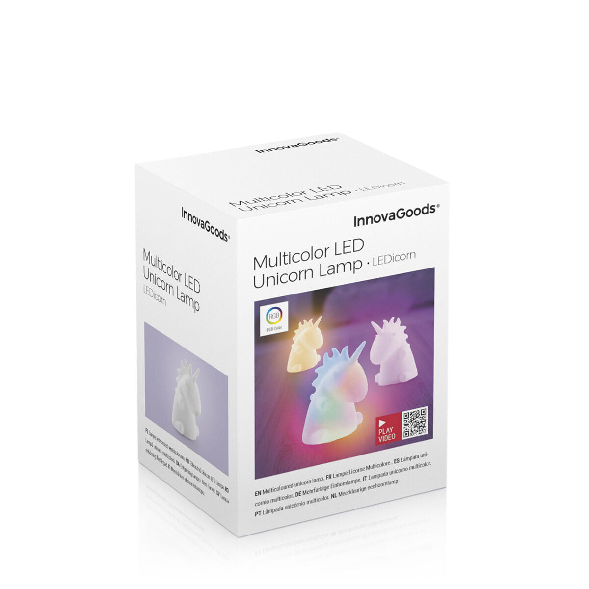 Mehrfarbige Einhornlampe LEDicorn InnovaGoods