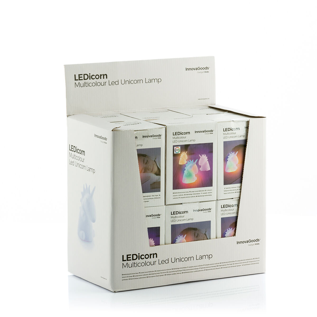 Mehrfarbige Einhornlampe LEDicorn InnovaGoods