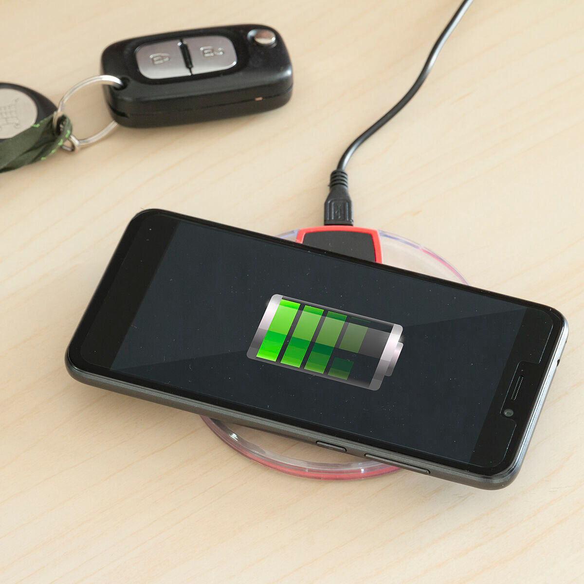 InnovaGoods Kabelloses Qi-Ladegerät für Smartphones