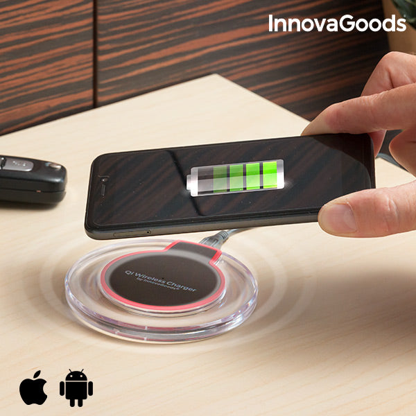 InnovaGoods Kabelloses Qi-Ladegerät für Smartphones