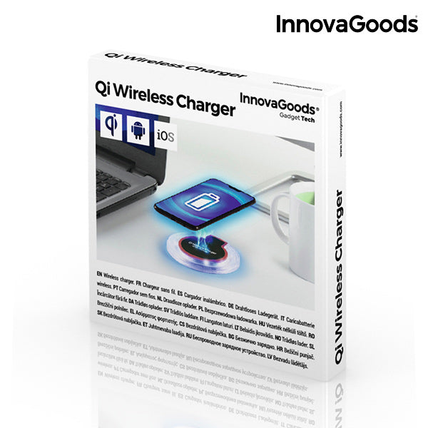 InnovaGoods Kabelloses Qi-Ladegerät für Smartphones