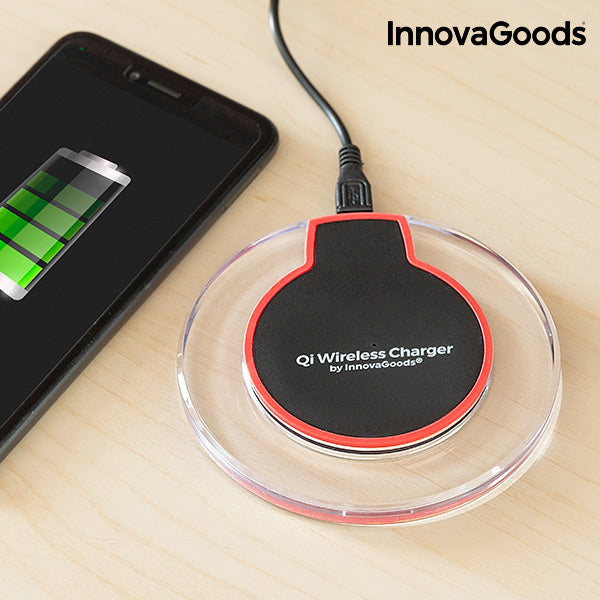 InnovaGoods Kabelloses Qi-Ladegerät für Smartphones