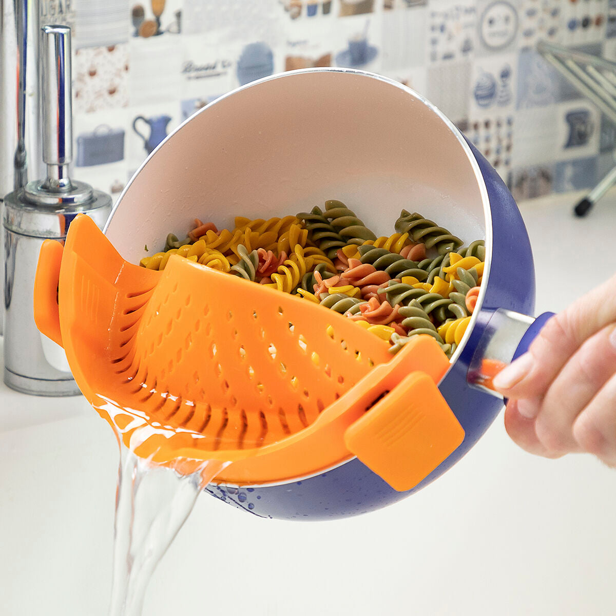 Sieb-Nudelholz aus Silikon Pastrainer InnovaGoods