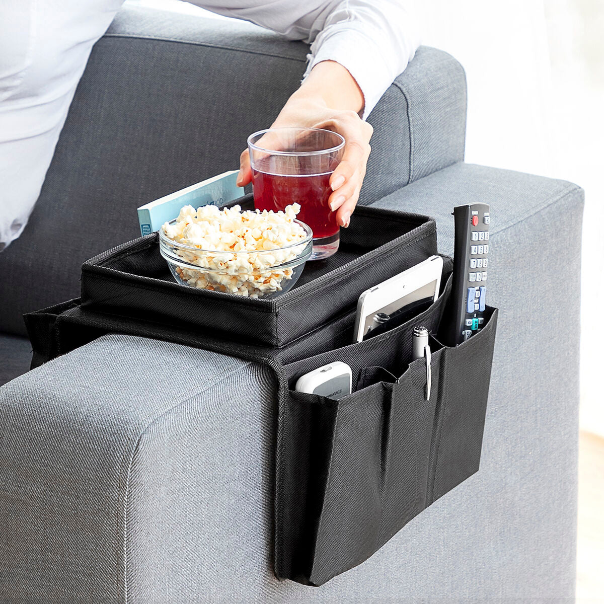 Sofa-Ablage mit Organizer für Fernbedienungen InnovaGoods