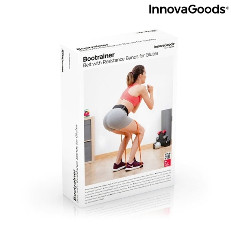 Gürtel mit Widerstandsbändern für das Gesäßtraining und Bootrainer-Übungsanleitung