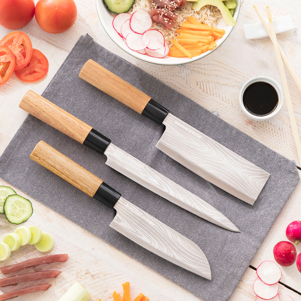 Messerset mit professionellem Tragekoffer Damas·Q InnovaGoods