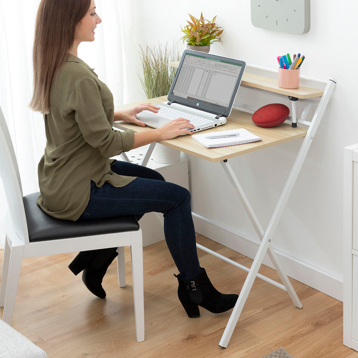 Klappschreibtisch mit Ablage Tablezy InnovaGoods