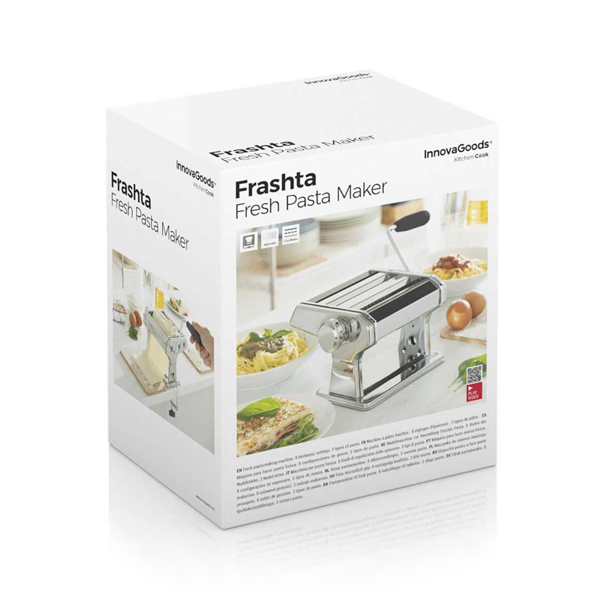 Maschine zur Herstellung frischer Pasta mit Rezepten Frashta InnovaGoods