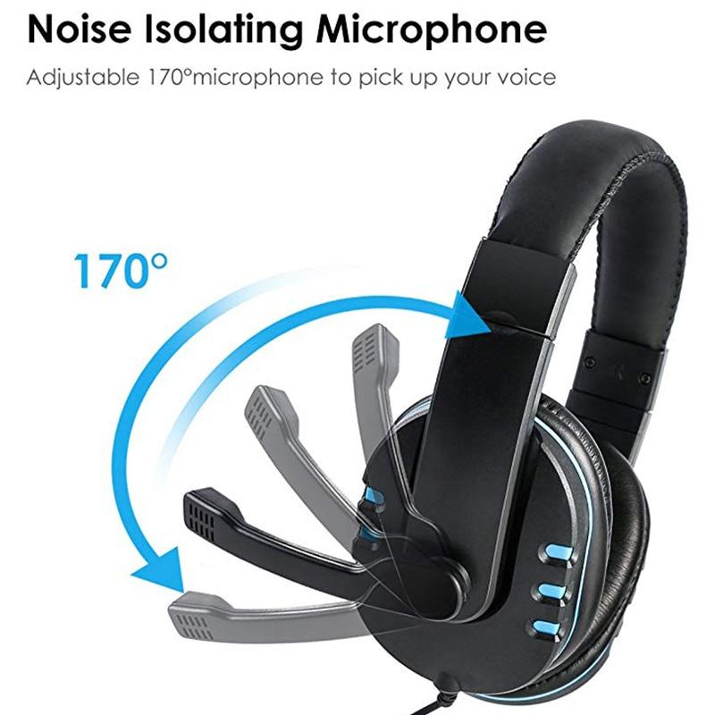 Kabelgebundenes Stereo-Gaming-Headset mit LED