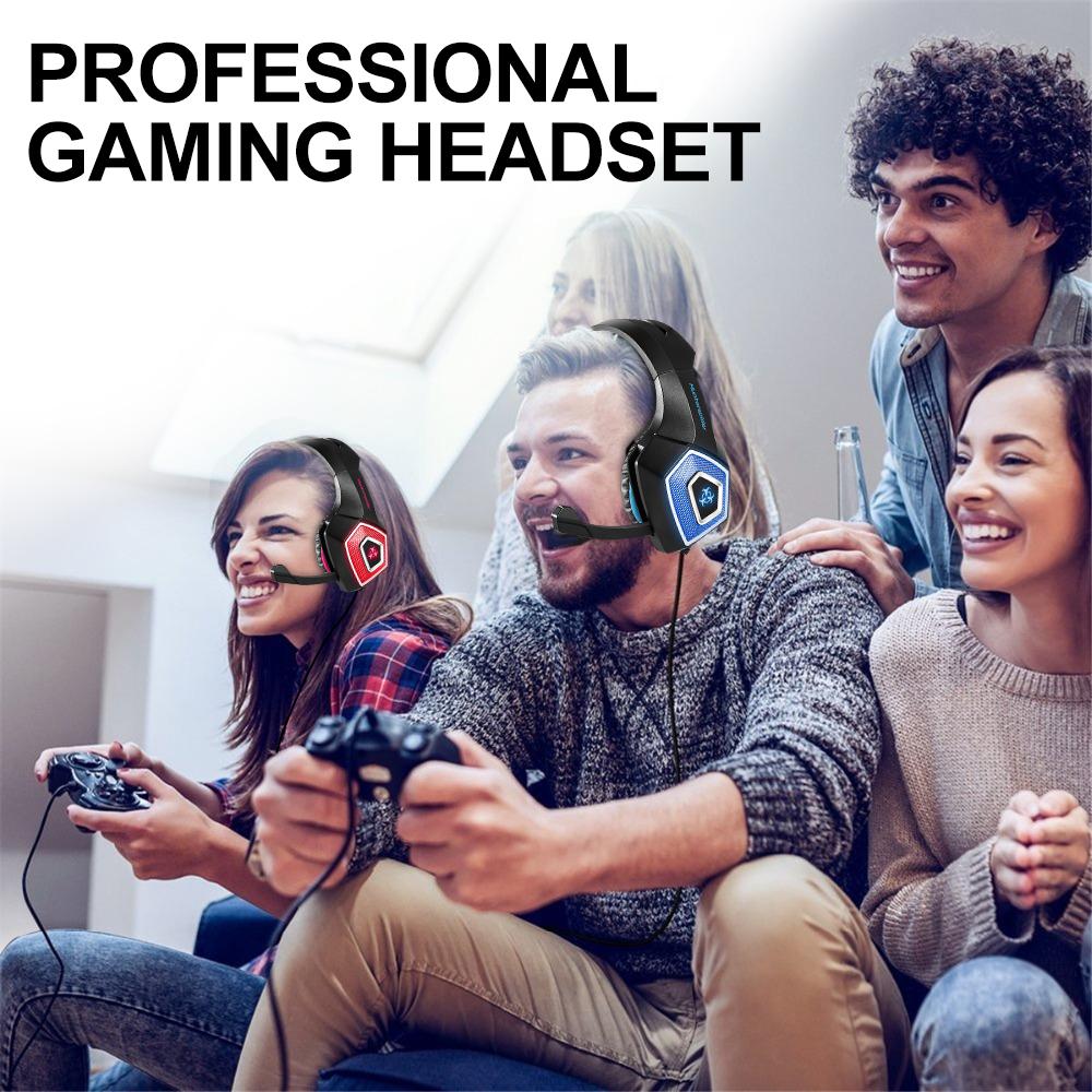 Stereo-RGB-Gaming-Headset mit Mikrofon